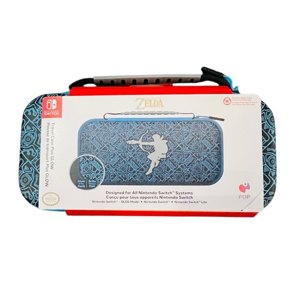 Glow in the Dark Zelda Nintendo Switch Travel Carrying Case Protective Bag - Picture 1 of 1